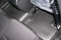 Mazda 3 2009–2013 Gummimattor till kupén (4 st, Novline) foto 3
