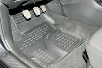 Mazda 3 2003–2009 Gummimattor till kupén (4 st, Novline) foto 2