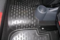 Mitsubishi Colt 2004–2012 (2009↗) Gummimattor för kupén (4 st, Novline) 5D foto 4