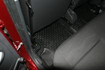 Renault Sandero 2007–2013 Gummimattor till kupén (4 st, Novline) foto 2