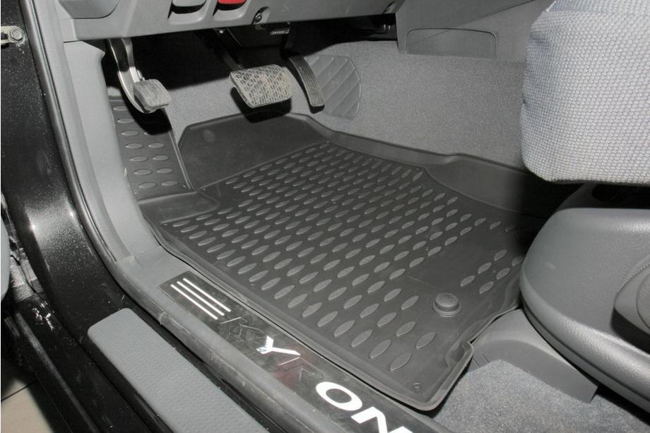 SsangYong Kyron 2005–2014 Gummimattor till kupén (4 st, Novline) Foto 2