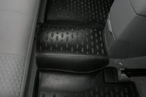 Toyota Hilux 2006–2015 (2008↗) Gummimattor till kupén (4 st, Novline) foto 5