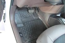Toyota IQ 2008–2015 Gummimattor till kupén (4 st, Novline) foto 2