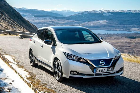 Andra generationen av elbilen Nissan Leaf