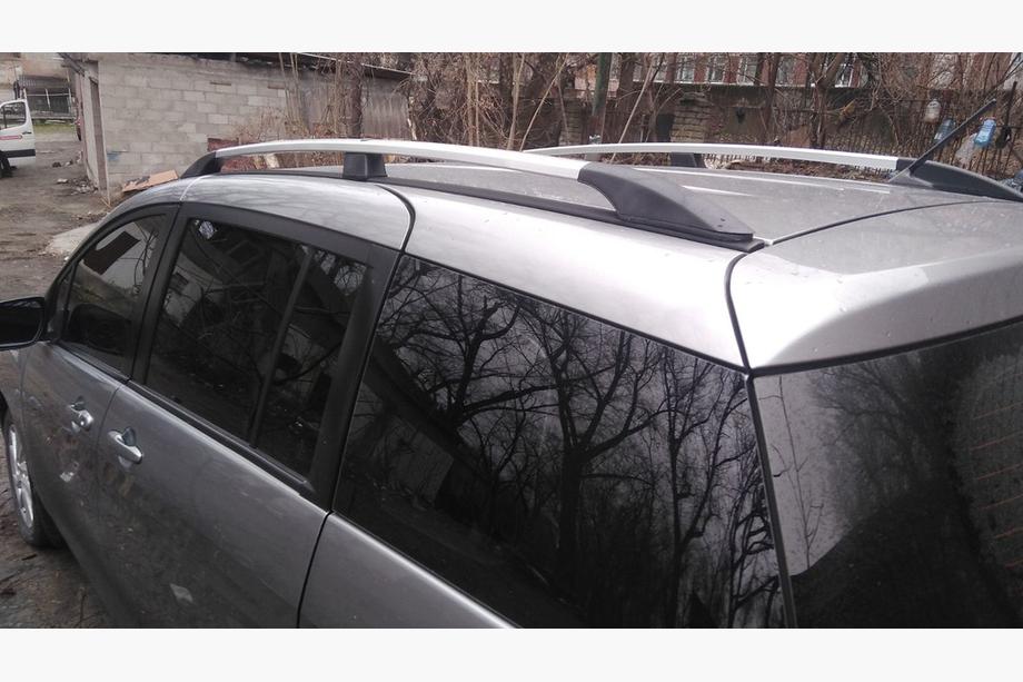 Mazda 5 2010–2018 Takrails i aluminium (krom) Foto 3