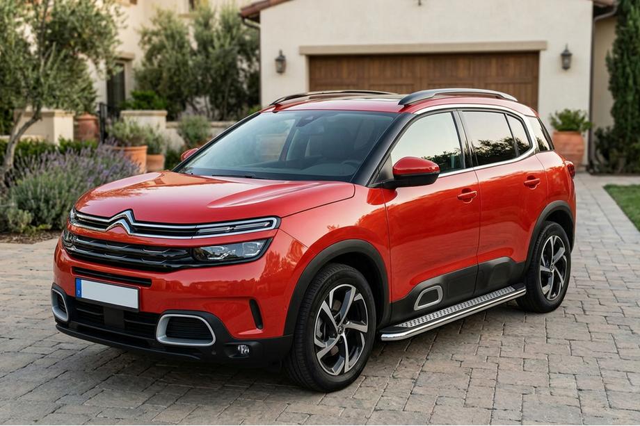 Citroen C5 Aircross 2017–2025 Sidosteg Maydos V2 (2 st, aluminium/rostfritt stål) Image