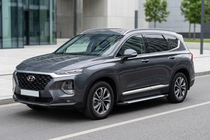 Hyundai Santa Fe 4 2018–2023 Sidosteg Line (2 st, aluminium) foto 1