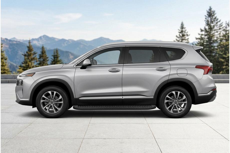Hyundai Santa Fe 4 2018–2023 Sidosteg Tayga Black (2 st, aluminium) Image