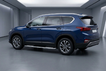 Hyundai Santa Fe 4 2018–2023 Sidosteg Tayga V2 (2 st, aluminium) foto 1