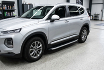 Hyundai Santa Fe 4 2018–2023 Sidosteg Duru (2 st, aluminium) foto 1