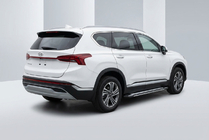 Hyundai Santa Fe 4 2018–2023 Sidosteg Rainbow (2 st, aluminium) foto 1