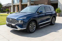 Hyundai Santa Fe 4 2018–2023 Sidosteg Maya V1 (2 st, aluminium) foto 1