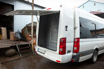 Volkswagen Crafter 2006–2016 Påhängsbagagehållare (för lackering) foto 5