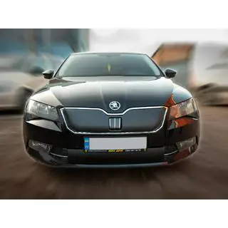 Vintertäckning för grillen (2015-2019, övre) Skoda Superb 2015–2024 foto 1
