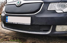 Skoda Superb 2009–2015 Vinterfront för grillen (nedre, 2008-2013) foto 3