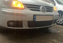 Volkswagen Touran 2003–2010 Nedre vintergrill, 2003-2006) Matt foto 5