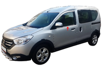 Renault Dokker 2013–2022 Fönsterlister (2 st, rostfritt) Carmos - turkiskt stål foto 1