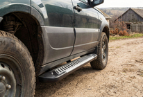 Chevrolet Niva 1998–2020 Sidosteg Line (2 st, aluminium) foto 1
