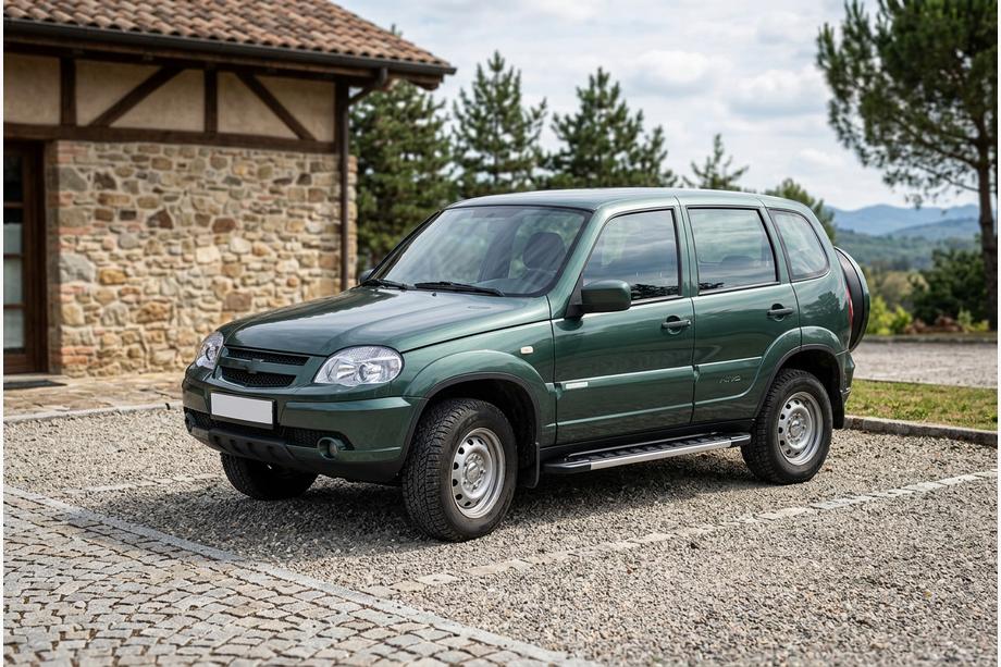 Chevrolet Niva 1998–2020 Sidosteg RedLine V1 (2 st, aluminium) Image