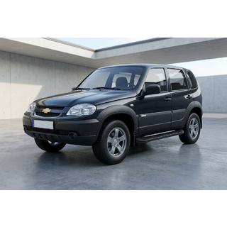 Sidosteg Tayga Black (2 st, aluminium) foto 1