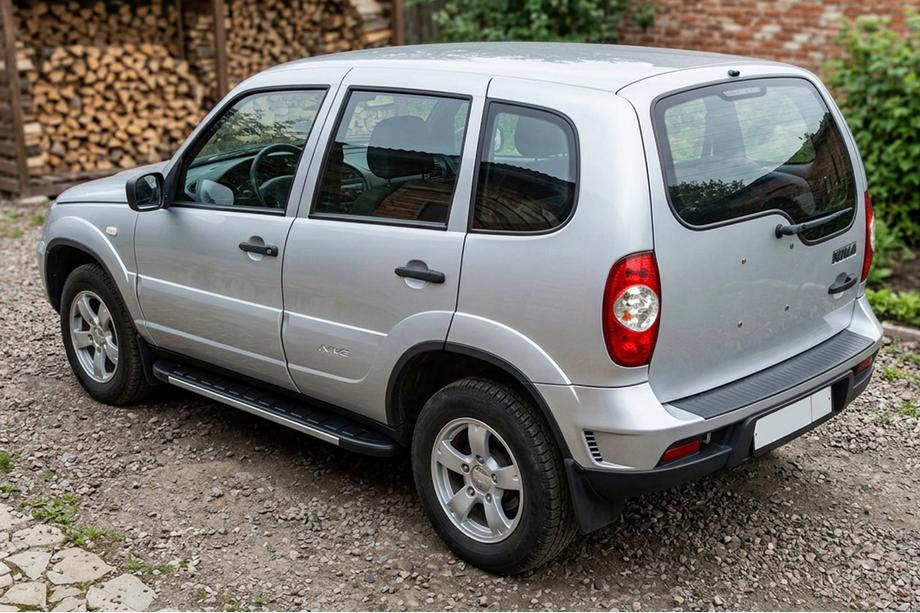 Chevrolet Niva 1998–2020 Sidosteg Duru (2 st, aluminium) Image