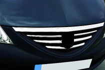 Renault Logan I 2005–2008 Grillister i rostfritt stål foto 1