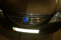 Renault Logan I 2005–2008 Grillister i rostfritt stål foto 3