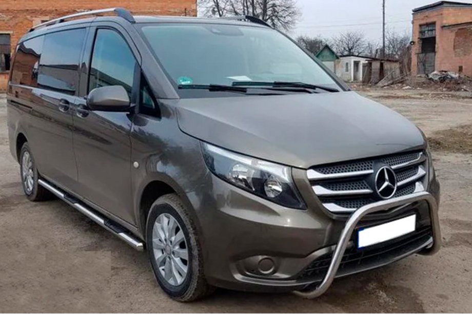 Mercedes Vito/V-klass W447 2014– Frontbåge WT006 (rostfritt stål) Image