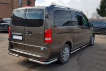 Mercedes Vito/V-klass W447 2014– Bakre hörnskyddsbåge AK003 (rostfri) foto 3