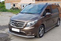 Mercedes Vito/V-klass W447 2014– Främre skyddsbåge ST008 (rostfritt) foto 2