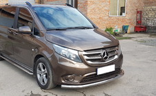 Mercedes Vito/V-klass W447 2014– Främre skyddsbåge ST008 (rostfritt) foto 3