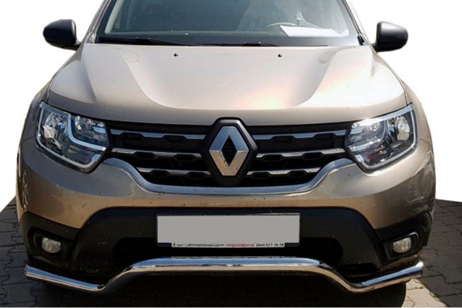 Dacia Duster 2018–2024 Främre frontbåge WT008 (rostfritt) Image