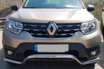 Renault Duster 2018–2024 Främre frontbåge WT008 (rostfritt) foto 4