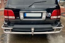 Lexus LX470 1998–2007 Bakre skyddsbåge AK009-15 (rostfritt stål) foto 2