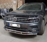 Volkswagen Tiguan 2016–2023 Främre skyddsbåge ST016 (rostfri) foto 4