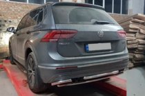 Volkswagen Tiguan 2016–2023 Bakre skyddsbåge AK001-2 (rostfritt) foto 4