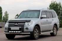 Mitsubishi Pajero Wagon IV 2006–2021 Främre frontbåge ST015-13 (rostfritt) foto 4