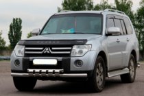Mitsubishi Pajero Wagon IV 2006–2021 Främre frontbåge ST015-13 (rostfritt) foto 3