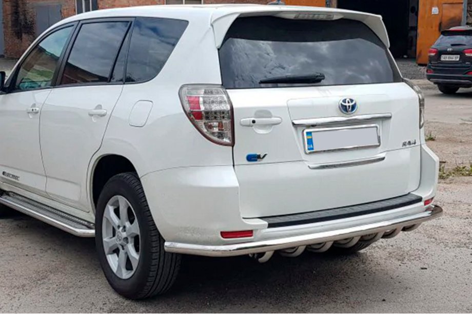 Toyota Rav 4 2006–2013 Bakre skyddsbåge AK005-15 (endast för EV, 2 st, rostfritt) Foto 3