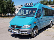 Mercedes Sprinter W901/902/903/904/905 1995–2006 Främre skyddsbåge ST015-2 (rostfritt stål) foto 4