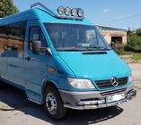 Mercedes Sprinter W901/902/903/904/905 1995–2006 Främre skyddsbåge ST015-2 (rostfritt stål) foto 6