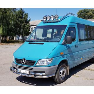 Främre skyddsbåge ST015-2 (rostfritt stål) Mercedes Sprinter W901/902/903/904/905 1995–2006 foto 3