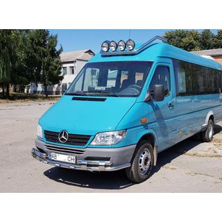 Främre skyddsbåge ST015-2 (rostfritt stål) Mercedes Sprinter W901/902/903/904/905 1995–2006 foto 4