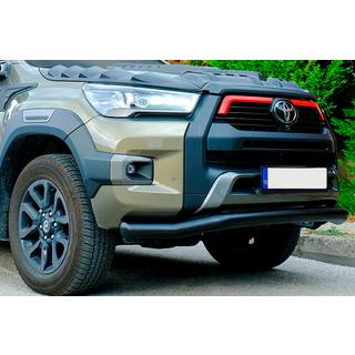 Frontbåge Texas för 2020+ (76 mm, svart) Toyota Hilux 2015– foto 2