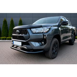 Frontbåge Texas för 2020+ (76 mm, svart) Toyota Hilux 2015– foto 1