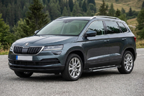 Skoda Karoq 2018– Sidosteg RedLine Black (2 st, aluminium) foto 1