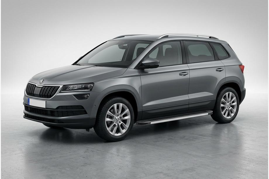 Skoda Karoq 2018– Sidosteg Maya V1 (2 st, aluminium) Image