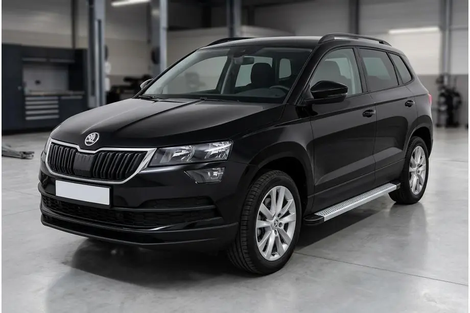 Skoda Karoq 2018– Sidosteg Maya V2 (2 st, aluminium) Image