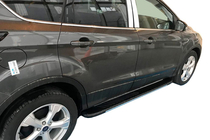 Skoda Karoq 2018– Sidosteg Bosphorus Grey (2 st, aluminium) foto 1