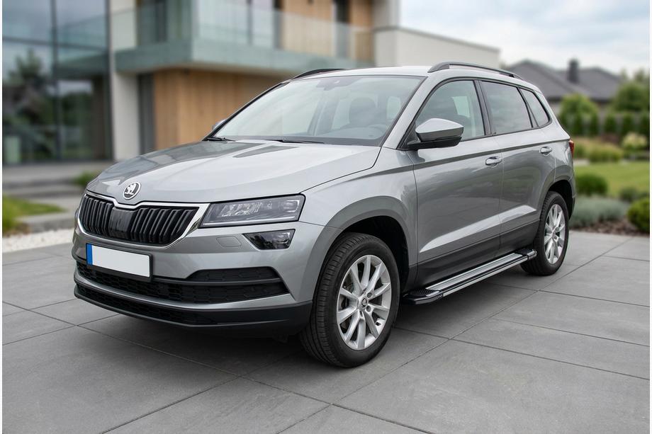Skoda Karoq 2018– Sidosteg Rainbow (2 st, aluminium) Image